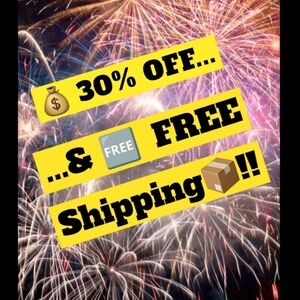 🍾 New Year's 2026, 🎆 Celebration Sales!! 💰 30% OFF & 🆓️ FREE Shipping